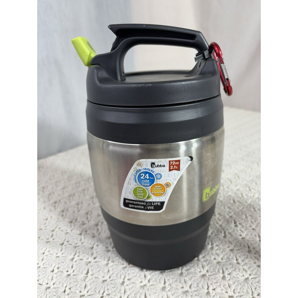 Bubba Keg 72 oz. Black Insulated Double Wall Sport Water Jug